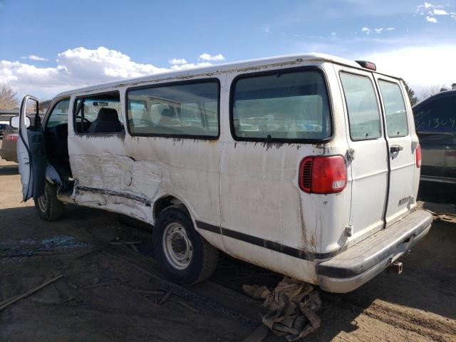 2B5WB35Y7YK160819 - 2000 DODGE RAM WAGON B3500 WHITE photo 2