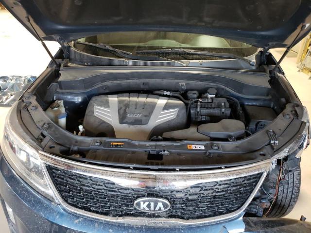 5XYKUDA72EG459905 - 2014 KIA SORENTO EX BLUE photo 12