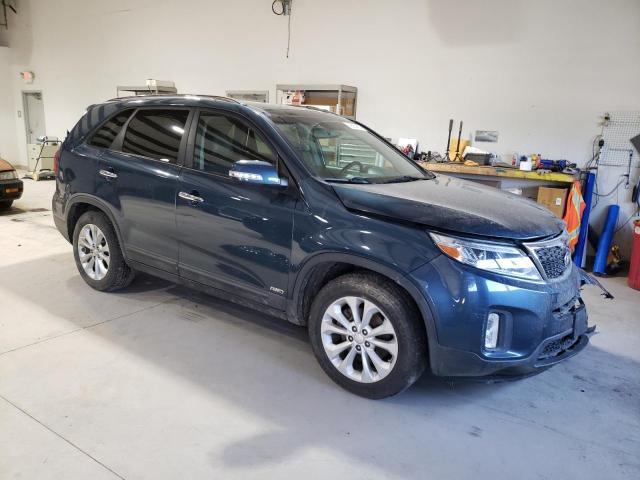 5XYKUDA72EG459905 - 2014 KIA SORENTO EX BLUE photo 4