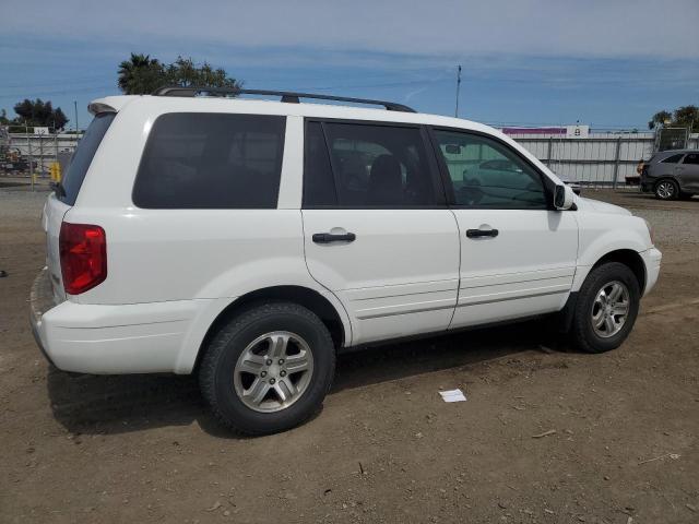 2HKYF18453H603046 - 2003 HONDA PILOT EX WHITE photo 3