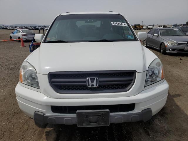 2HKYF18453H603046 - 2003 HONDA PILOT EX WHITE photo 5