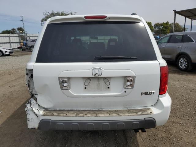 2HKYF18453H603046 - 2003 HONDA PILOT EX WHITE photo 6