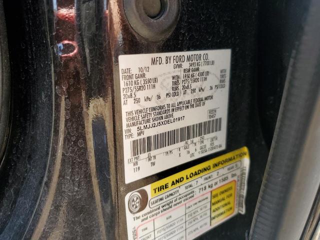 5LMJJ2J5XDEL01917 - 2013 LINCOLN NAVIGATOR BLACK photo 13