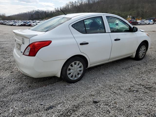 3N1CN7AP8EL830175 - 2014 NISSAN VERSA S WHITE photo 3