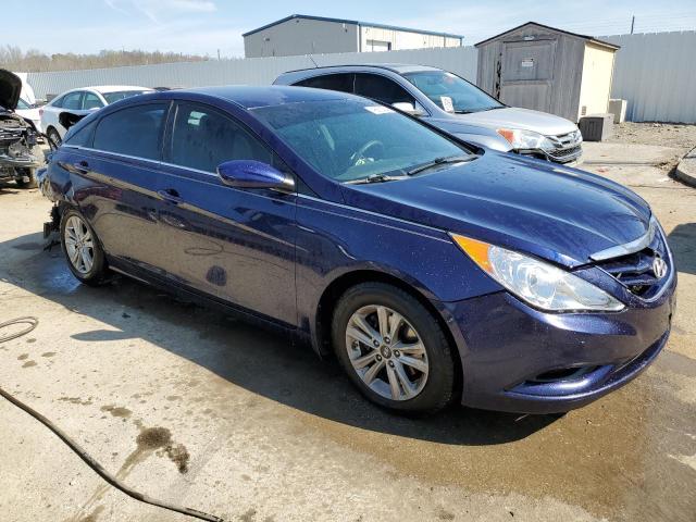 5NPEB4ACXBH135167 - 2011 HYUNDAI SONATA GLS BLUE photo 4