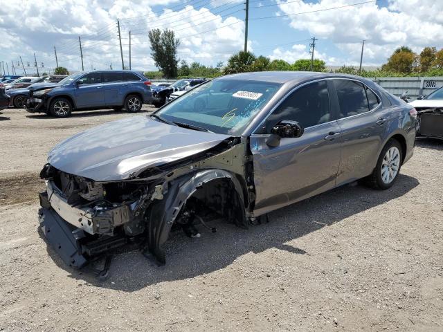 4T1C11AK6LU883451 - 2020 TOYOTA CAMRY LE GRAY photo 1