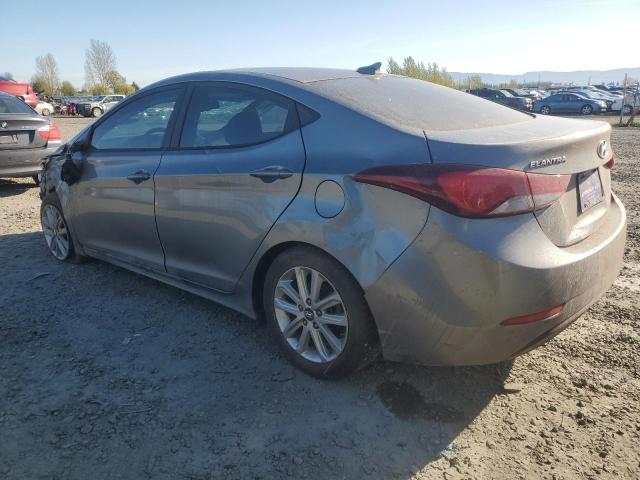 KMHDH4AE2GU568454 - 2016 HYUNDAI ELANTRA SE GRAY photo 2