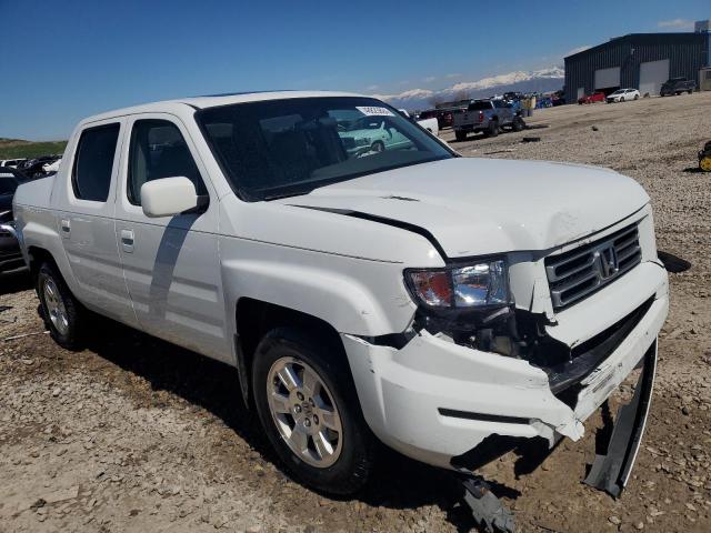 2HJYK16578H511634 - 2008 HONDA RIDGELINE RTL WHITE photo 4