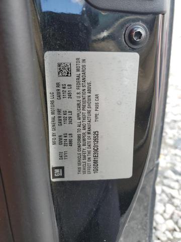 1G6DM1E39C0126525 - 2012 CADILLAC CTS PERFORMANCE COLLECTION შავი ფოტო 12