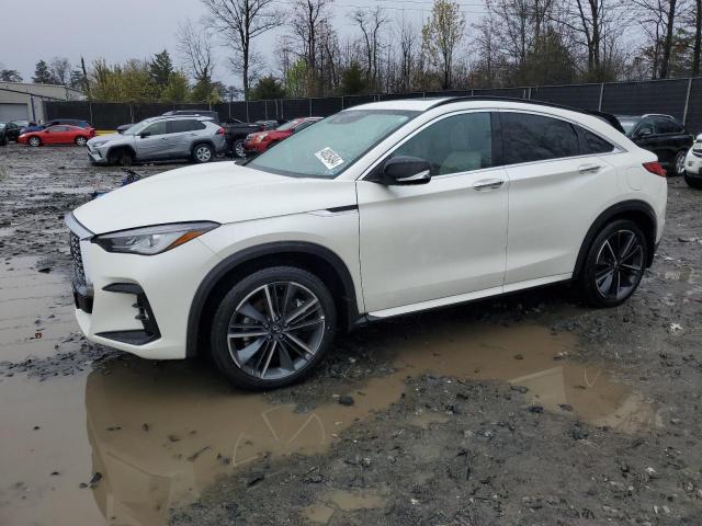 3PCAJ5JR9PF100945 - 2023 INFINITI QX55 LUXE WHITE photo 1