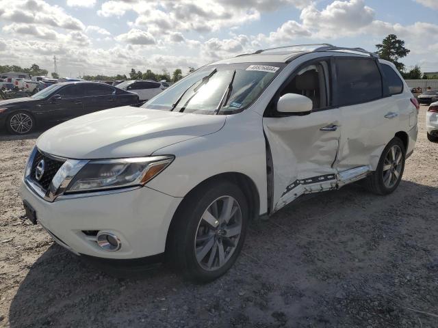 5N1AR2MM4EC607250 - 2014 NISSAN PATHFINDER S WHITE photo 1