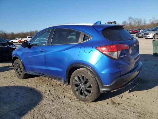 3CZRU6H1XMM700679 - 2021 HONDA HR-V SPORT BLUE photo 2