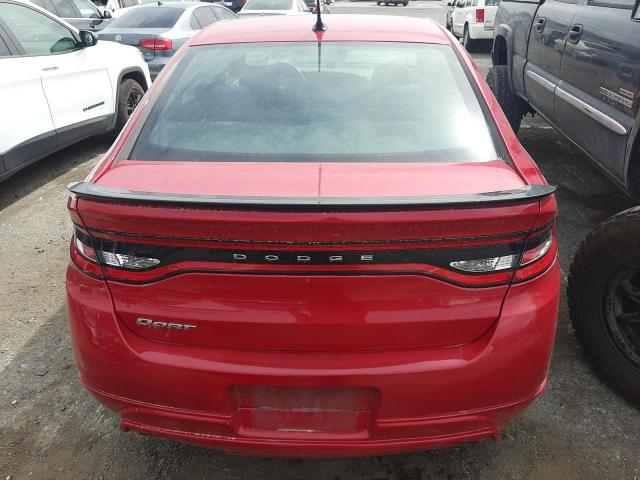 1C3CDFBB8GD540111 - 2016 DODGE DART SXT RED photo 6