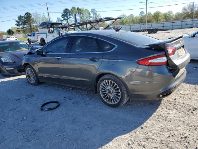 3FA6P0K9XFR101725 - 2015 FORD FUSION TITANIUM GRAY photo 2