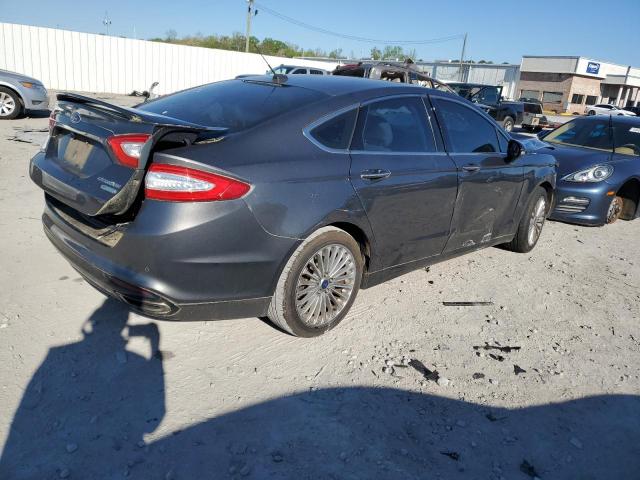 3FA6P0K9XFR101725 - 2015 FORD FUSION TITANIUM GRAY photo 3