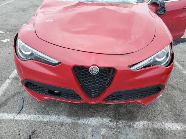 ZASPAJAN1K7C71534 - 2019 ALFA ROMEO STELVIO RED photo 12