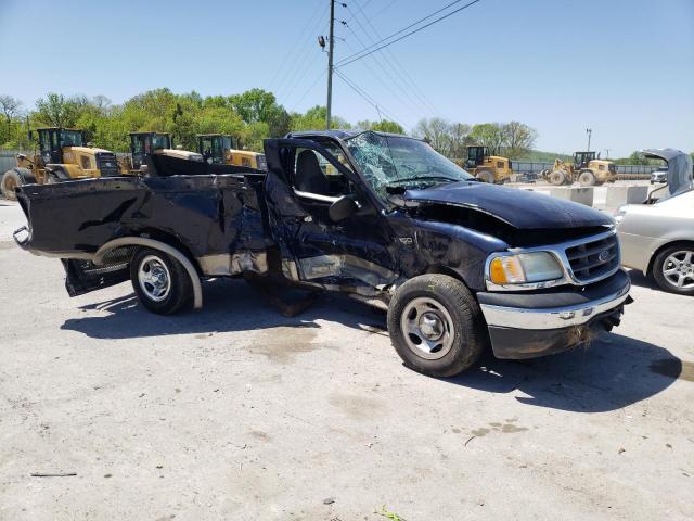 1FTRF17232NB10906 - 2002 FORD F-150 XL BLUE photo 4