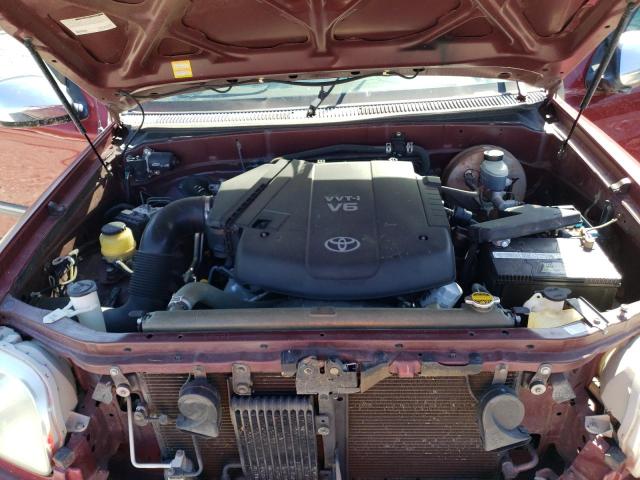 5TBRU34146S465833 - 2006 TOYOTA TUNDRA ACCESS CAB SR5 BURGUNDY photo 11