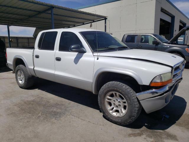 1B7HG2AN81S314232 - 2001 DODGE DAKOTA QUAD WHITE photo 4