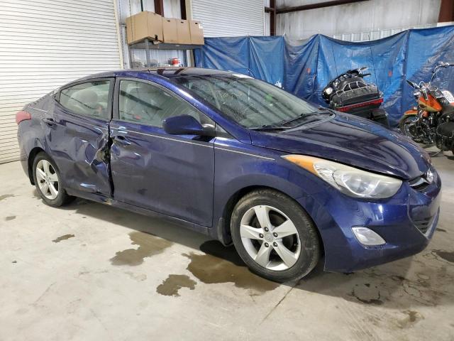 5NPDH4AE2CH125763 - 2012 HYUNDAI ELANTRA GLS BLUE photo 4