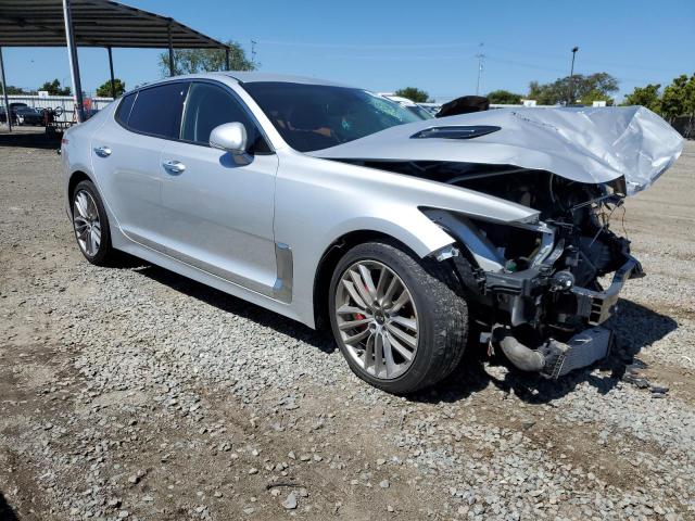 KNAE15LA5J6011415 - 2018 KIA STINGER SILVER photo 4