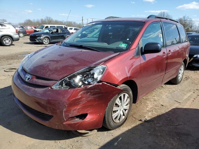 5TDZK23C38S154519 - 2008 TOYOTA SIENNA CE MAROON photo 1