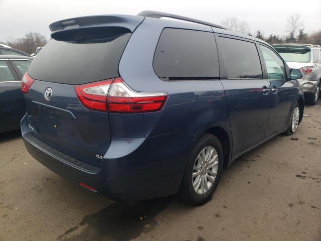 5TDYZ3DC6HS859813 - 2017 TOYOTA SIENNA XLE BLUE photo 3