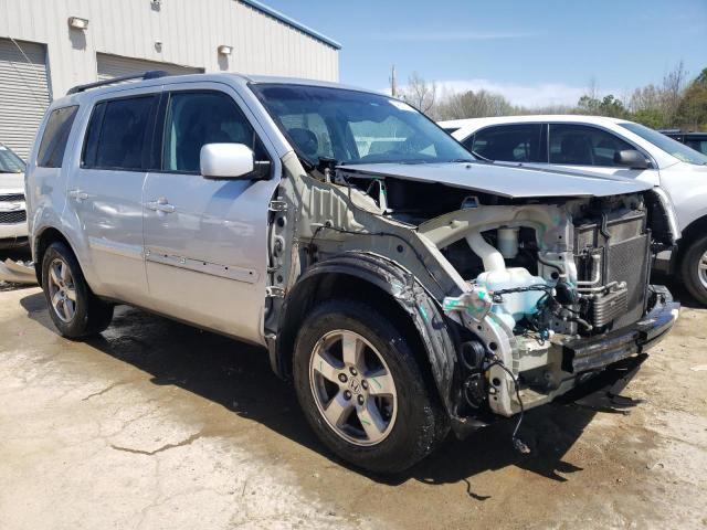 5FNYF4H53BB032387 - 2011 HONDA PILOT EXL SILVER photo 4