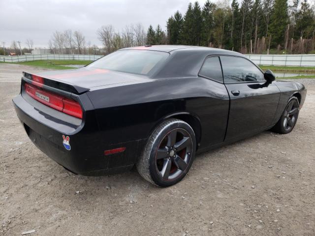 2C3CDYAG0DH562742 - 2013 DODGE CHALLENGER SXT BLACK photo 3