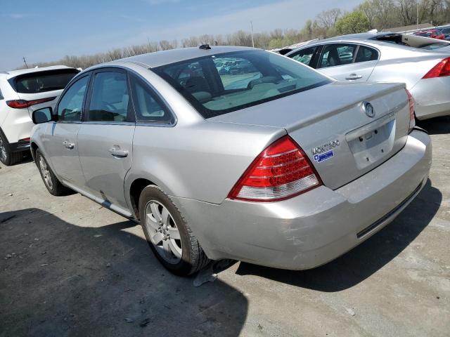 1MEHM40137G610269 - 2007 MERCURY MONTEGO LUXURY SILVER photo 2