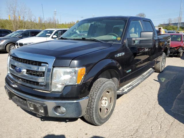 1FTFW1ET5EKF11281 - 2014 FORD F150 SUPERCREW BLACK photo 1