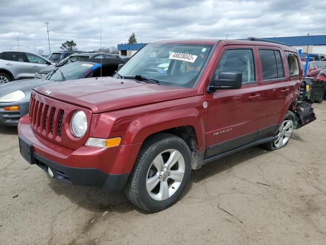 1C4NJPFA0ED502227 - 2014 JEEP PATRIOT LATITUDE MAROON photo 1