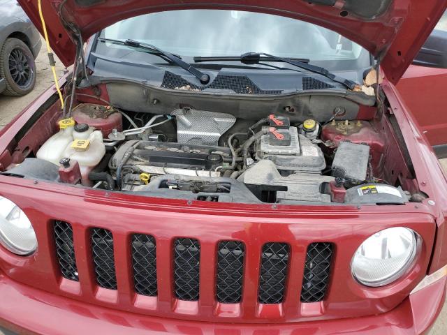 1C4NJPFA0ED502227 - 2014 JEEP PATRIOT LATITUDE MAROON photo 12