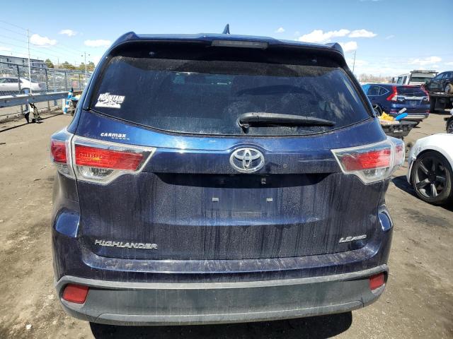 5TDBKRFHXFS196331 - 2015 TOYOTA HIGHLANDER LE BLUE photo 6