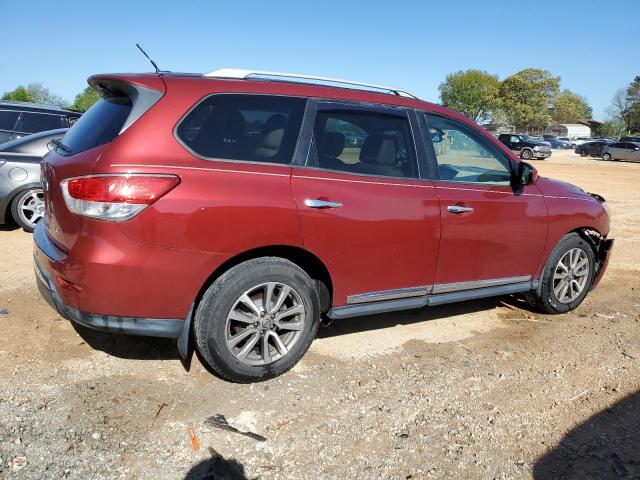 5N1AR2MN6EC658516 - 2014 NISSAN PATHFINDER S RED photo 3