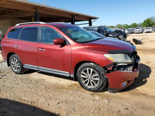 5N1AR2MN6EC658516 - 2014 NISSAN PATHFINDER S RED photo 4