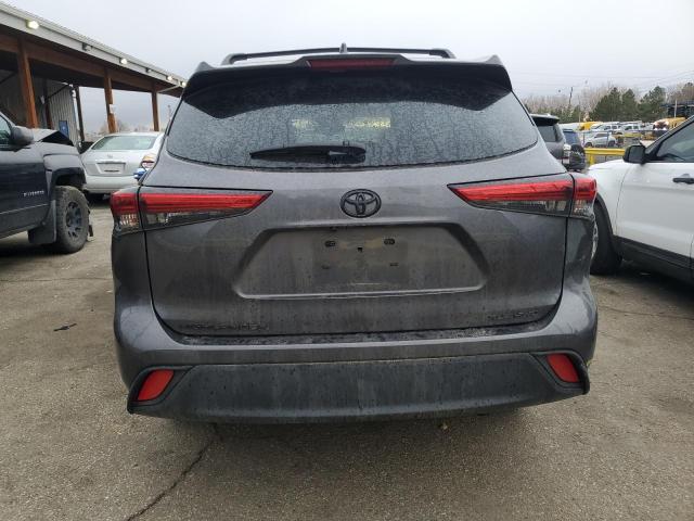 5TDHZRBH1NS562459 - 2022 TOYOTA HIGHLANDER XLE GRAY photo 6