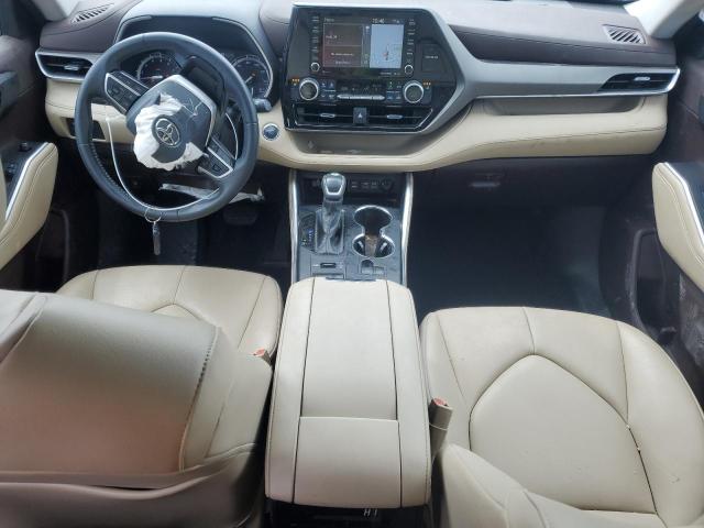 5TDHZRBH1NS562459 - 2022 TOYOTA HIGHLANDER XLE GRAY photo 8