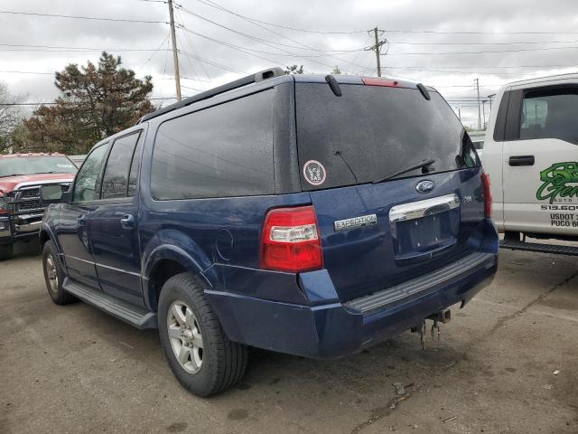 1FMFK16569LA11850 - 2009 FORD EXPEDITION EL XLT BLUE photo 2