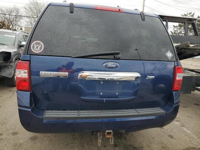 1FMFK16569LA11850 - 2009 FORD EXPEDITION EL XLT BLUE photo 6