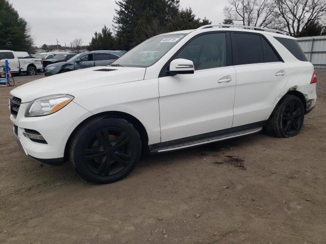 4JGDA5HB6FA583447 - 2015 MERCEDES-BENZ ML 350 4MATIC WHITE photo 1