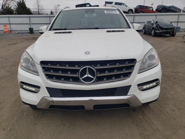 4JGDA5HB6FA583447 - 2015 MERCEDES-BENZ ML 350 4MATIC WHITE photo 5