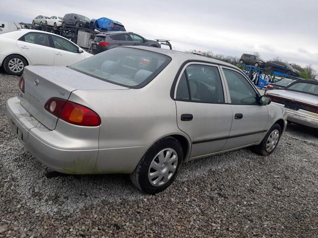 2T1BR12EX2C579150 - 2002 TOYOTA COROLLA CE GRAY photo 3