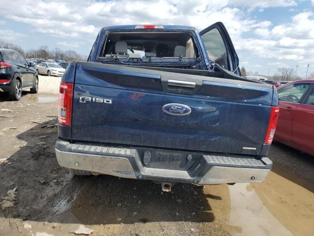 1FTEW1EFXFFB89298 - 2015 FORD F150 SUPERCREW BLUE photo 6