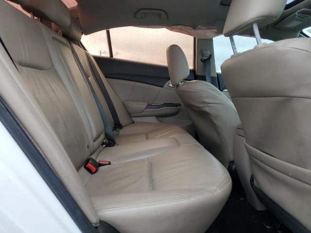 19XFB2F95DE269193 - 2013 HONDA CIVIC EXL WHITE photo 10