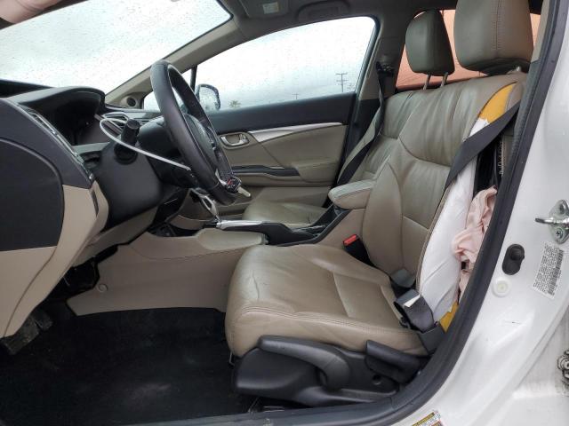 19XFB2F95DE269193 - 2013 HONDA CIVIC EXL WHITE photo 7