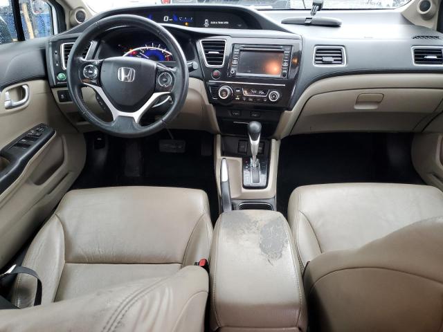 19XFB2F95DE269193 - 2013 HONDA CIVIC EXL WHITE photo 8