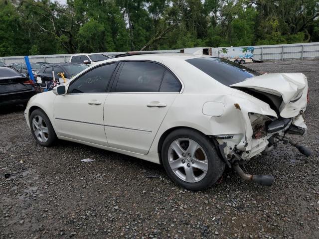 JH4KB16545C009719 - 2005 ACURA RL WHITE photo 2