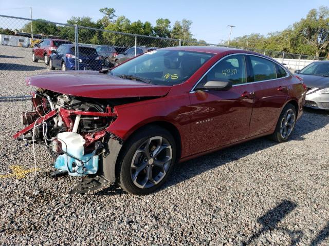 1G1ZG5ST1KF197924 - 2019 CHEVROLET MALIBU RS RED photo 1