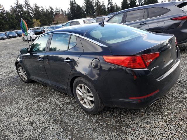 KNAGM4A70C5289309 - 2012 KIA OPTIMA LX BLACK photo 2